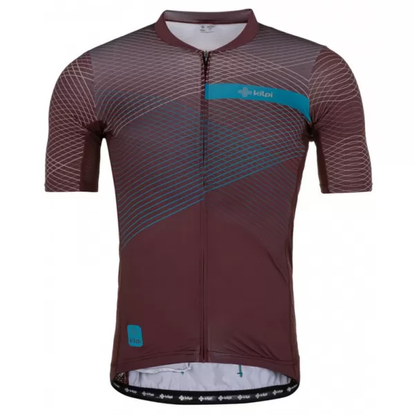  Tricou de ciclism pentru bărbați KILPI NERITO-M RM0310KI ROȘU ÎNCHIS 