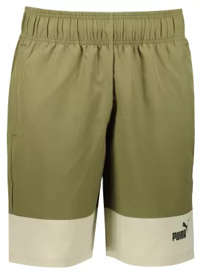 Pantaloni scurți pentru bărbați PUMA POWER COLORBLOCK WOVEN SHORTS 9 848819-32 VERDE