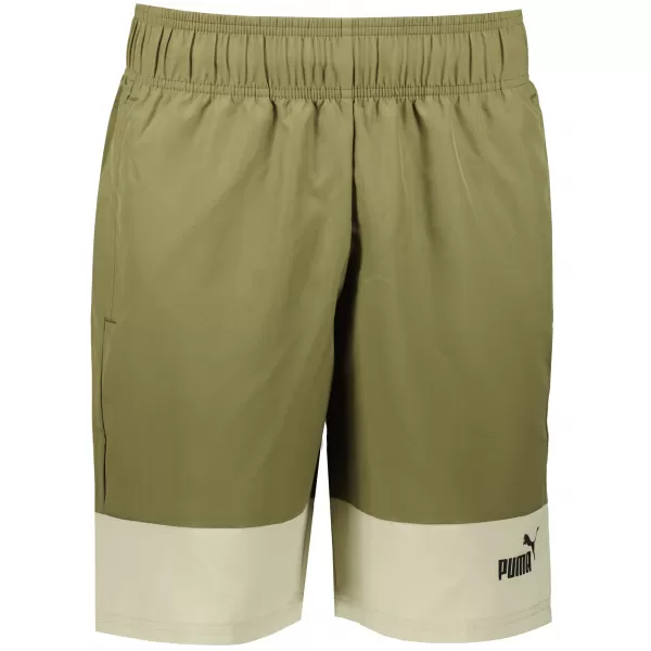  Pantaloni scurți pentru bărbați PUMA POWER COLORBLOCK WOVEN SHORTS 9 848819-32 VERDE 