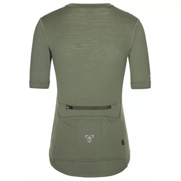  Tricou de ciclism pentru femei KILPI MEARIL-W RL0324KI KAKI 