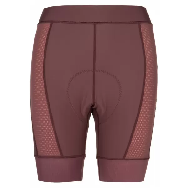  Pantaloni scurți de ciclism pentru femei KILPI PRESSURE-W RLX223KI ROȘU ÎNCHIS 