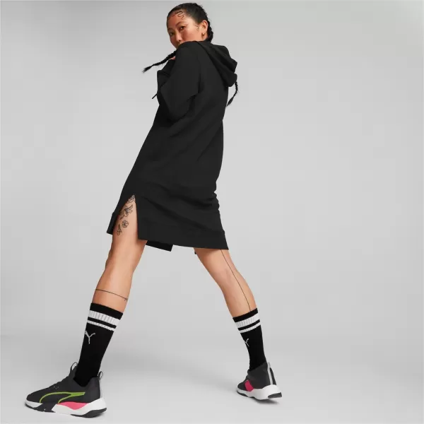  Hanorac de dama PUMA HER HOODED DRESS 670817-01 NEGRU 