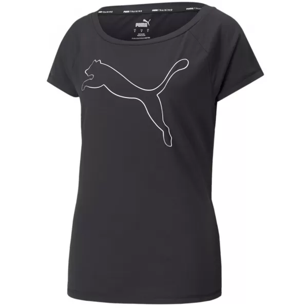  Tricou pentru femei PUMA TRAIN FAV JERSEY CAT TEE 522420-01 NEGRU 