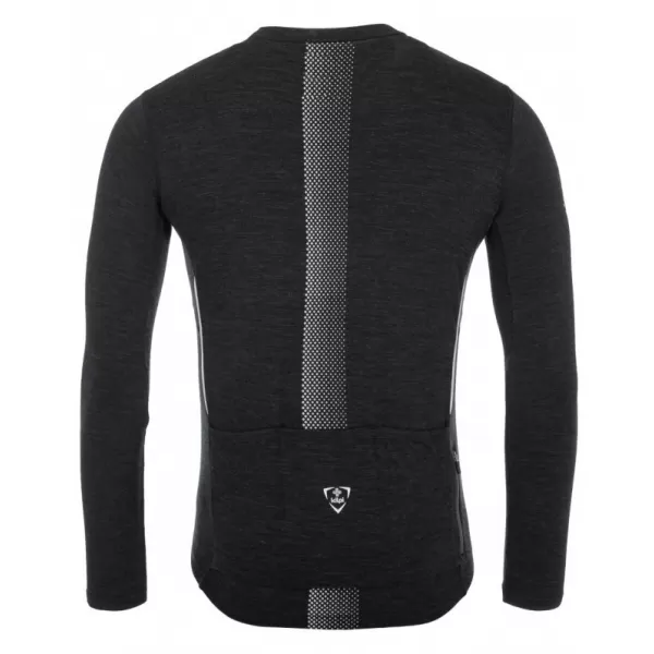  Tricou de ciclism pentru bărbați KILPI SONET-M RM0393KI GRI ÎNCHIS 