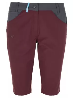 Pantaloni scurți de damă KILPI SYLANE-W RL0208KI ROȘU ÎNCHIS