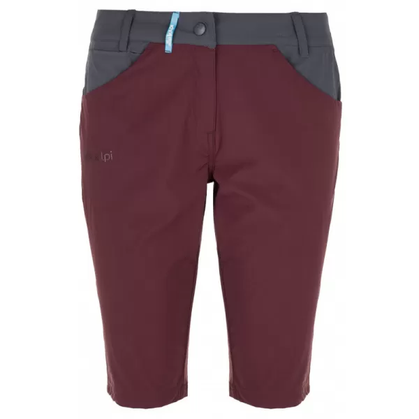  Pantaloni scurți de damă KILPI SYLANE-W RL0208KI ROȘU ÎNCHIS 