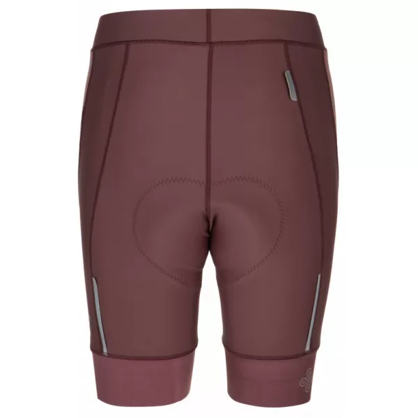  Pantaloni scurți de ciclism pentru femei KILPI PRESSURE-W RLX223KI ROȘU ÎNCHIS 