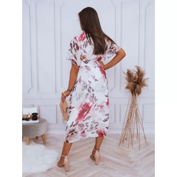  Rochie DSTREET EY1776 ALB/ROZ 