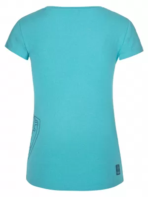 Tricou funcțional de damă KILPI LISMAIN-W RL0304KI TURCOAZ