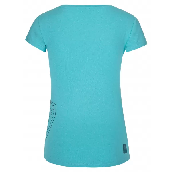  Tricou funcțional de damă KILPI LISMAIN-W RL0304KI TURCOAZ 