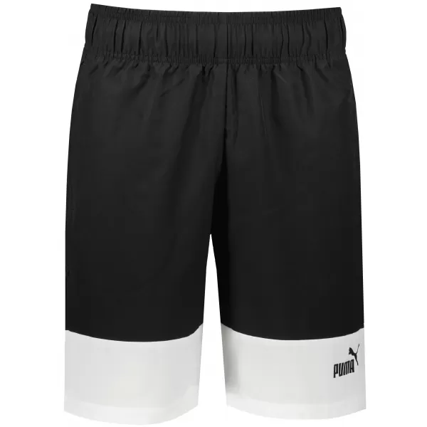  Pantaloni scurți pentru bărbați PUMA POWER COLORBLOCK WOVEN SHORTS 9 848819-01 NEGRU 