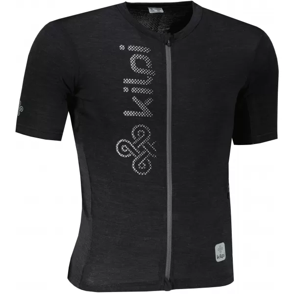  Tricou de ciclism pentru bărbați KILPI PETRANA-M RM0312KI GRI ÎNCHIS 