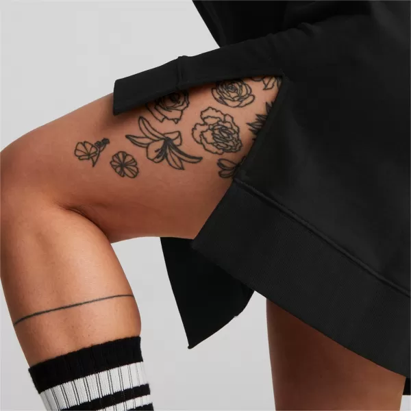  Hanorac de dama PUMA HER HOODED DRESS 670817-01 NEGRU 
