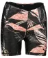 Pantaloni scurți de damă PUMA TRAIN TREND AOP EVERSCULPT HIGH WAIST 5 TIGHT SHORT 521610-01 NEGRU