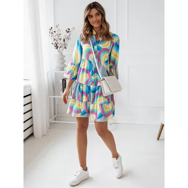  Rochie DSTREET EY2042 ALBASTRU DESCHIS 