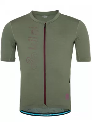 Tricou de ciclism pentru bărbați KILPI PETRANA-M RM0312KI KAKI