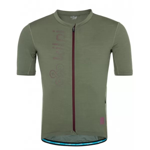  Tricou de ciclism pentru bărbați KILPI PETRANA-M RM0312KI KAKI 