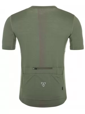 Tricou de ciclism pentru bărbați KILPI PETRANA-M RM0312KI KAKI
