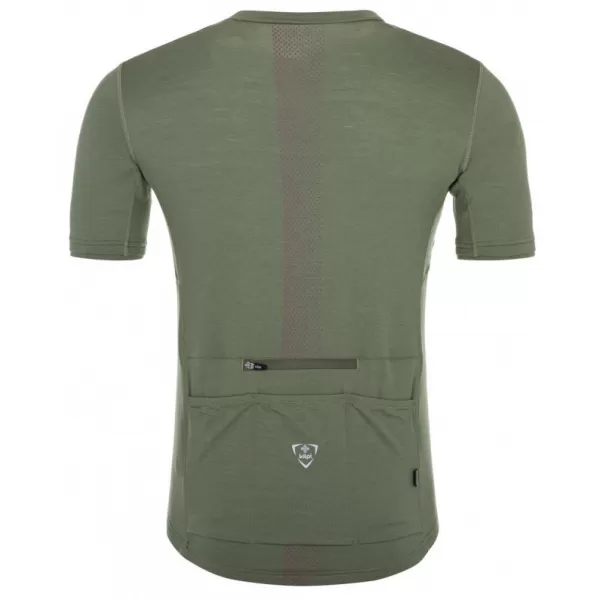  Tricou de ciclism pentru bărbați KILPI PETRANA-M RM0312KI KAKI 
