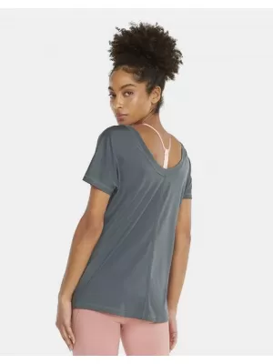 Tricou pentru femei PUMA TRAIN FAVORITE JERSEY CAT TEE 520260-42 GRI