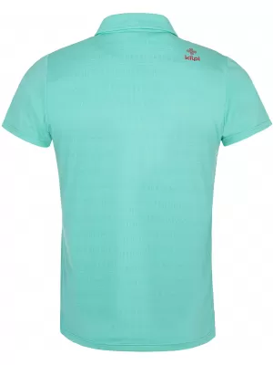 Tricou pentru bărbați cu guler KILPI GIVRY-M RM0304KI TURCOAZ