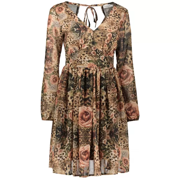  Rochie pentru femei NOMOCO 357-2 NOMOCO1 BROWN 