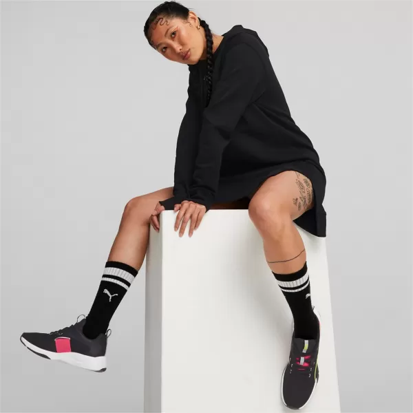  Hanorac de dama PUMA HER HOODED DRESS 670817-01 NEGRU 