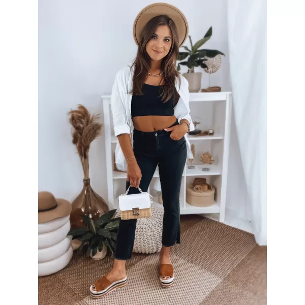  Pantalonii pentru doamne DSTREET UY1260 NEGRU 