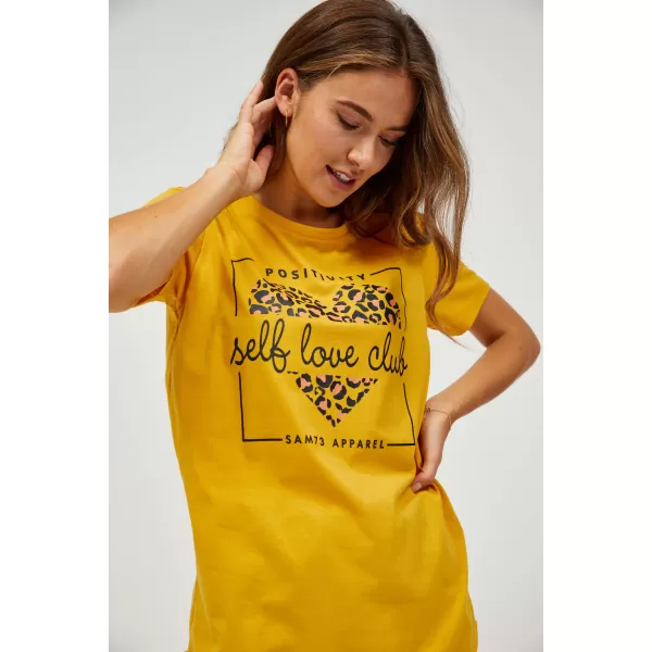  Tricou pentru femei SAM 73 INATHI WT 877 GALBEN MUȘTAR 