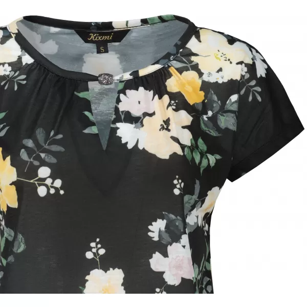  Tricou pentru femei KIXMI ORNELLA NEGRU 
