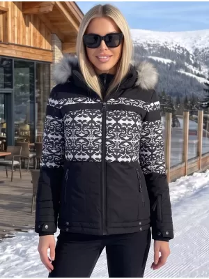 Geaca de iarna dama KIXMI OLINDA NEGRU