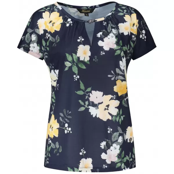  Tricou pentru femei KIXMI ORNELLA ALBASTRU INCHIS 