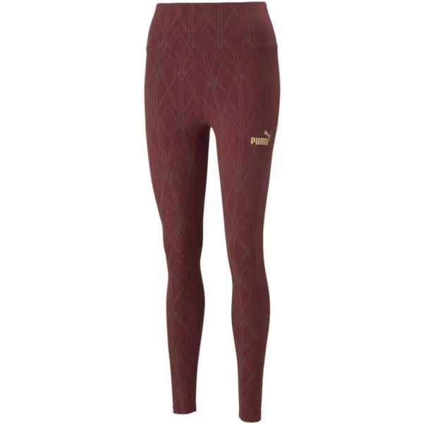  Jambiere de damă PUMA POWER DECO GLAM TIGHTS 671759-42 BURGUNDIA 