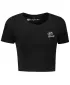 Tricou crop top dama ALTISPORT BYB/ALW056BY042 ALB-NEGRU