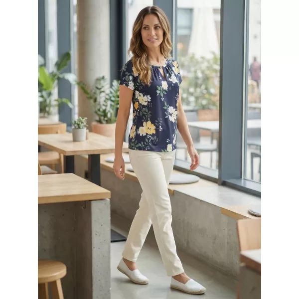  Tricou pentru femei KIXMI ORNELLA ALBASTRU INCHIS 