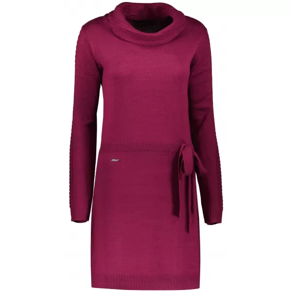  Rochie KIXMI OLIVIA BURGUNDIA 