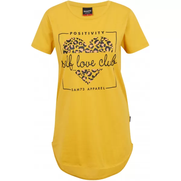  Tricou pentru femei SAM 73 INATHI WT 877 GALBEN MUȘTAR 