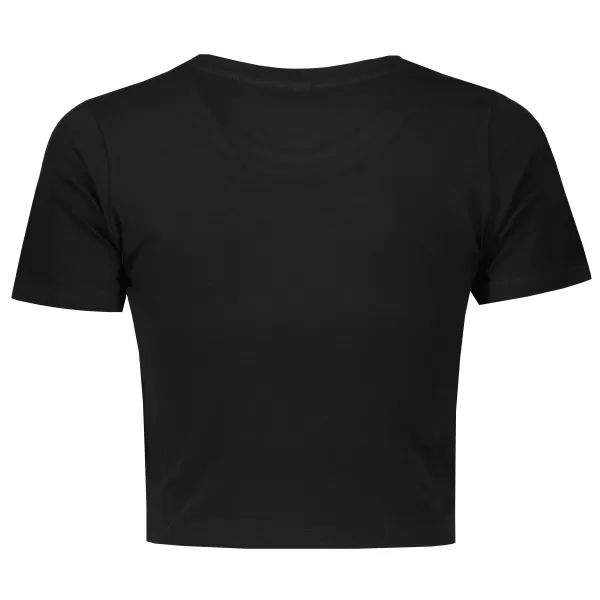  Tricou crop top dama ALTISPORT BYB/ALW056BY042 ALB-NEGRU 