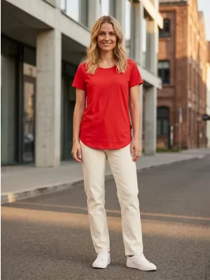 Tricou pentru femei SAM 73 ASONG WT 874 ROŞU