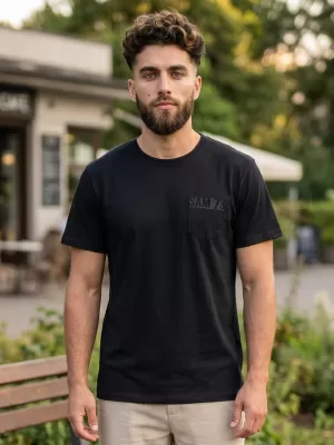 Tricou pentru bărbați SAM 73 QUARIP MT 812 NEGRU