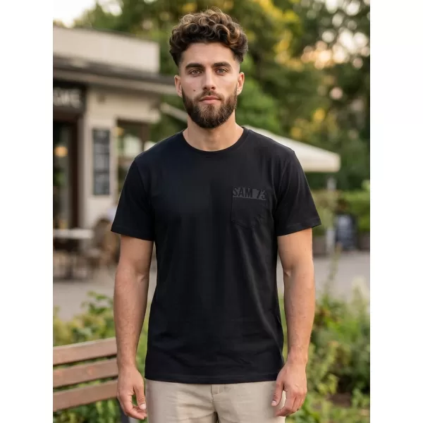  Tricou pentru bărbați SAM 73 QUARIP MT 812 NEGRU 