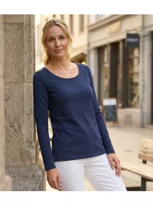 Tricou pentru femei KIXMI OLIMPIE ALBASTRU INCHIS