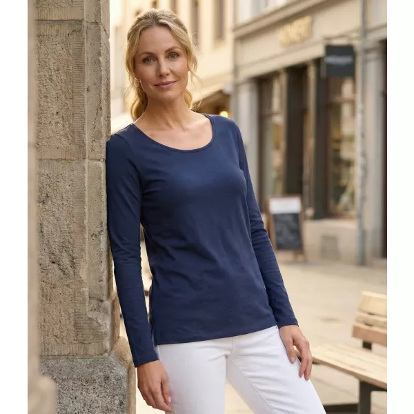  Tricou pentru femei KIXMI OLIMPIE ALBASTRU INCHIS 