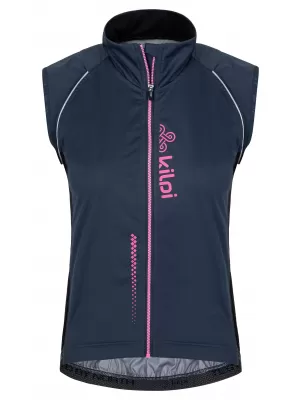 Jachetă softshell de damă KILPI ZAIN-W SL0122KI ALBASTRU ÎNCHIS