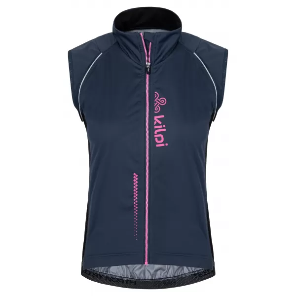  Jachetă softshell de damă KILPI ZAIN-W SL0122KI ALBASTRU ÎNCHIS 