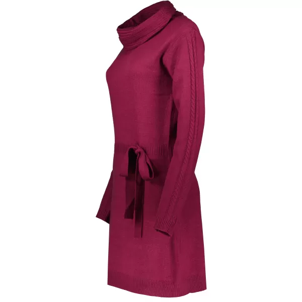 Rochie KIXMI OLIVIA BURGUNDIA 