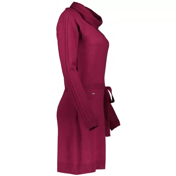  Rochie KIXMI OLIVIA BURGUNDIA 