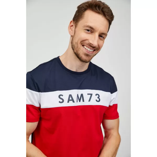  Tricou pentru bărbați SAM 73 KAVIX MT 815 ROŞU 