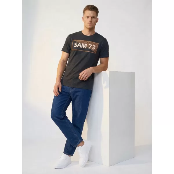  Tricou pentru bărbați SAM 73 FENRI MT 814 NEGRU 