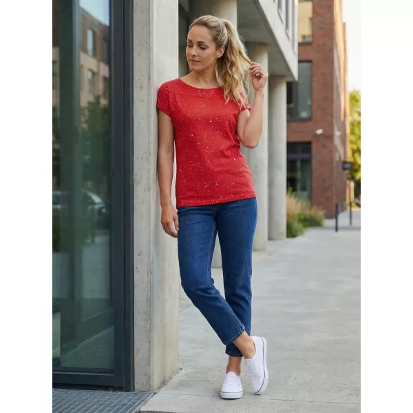  Tricou pentru femei SAM 73 HEQA WT 876 ROŞU 